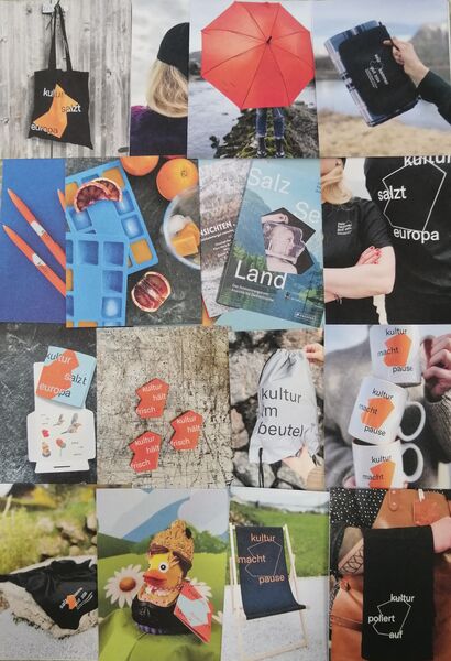 mehrere Bilder mit Produkten der Kulturhauptstadt 2024
